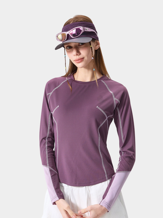 Driftwing - Women's Quick-Dry Colorblock Performance T-Shirt