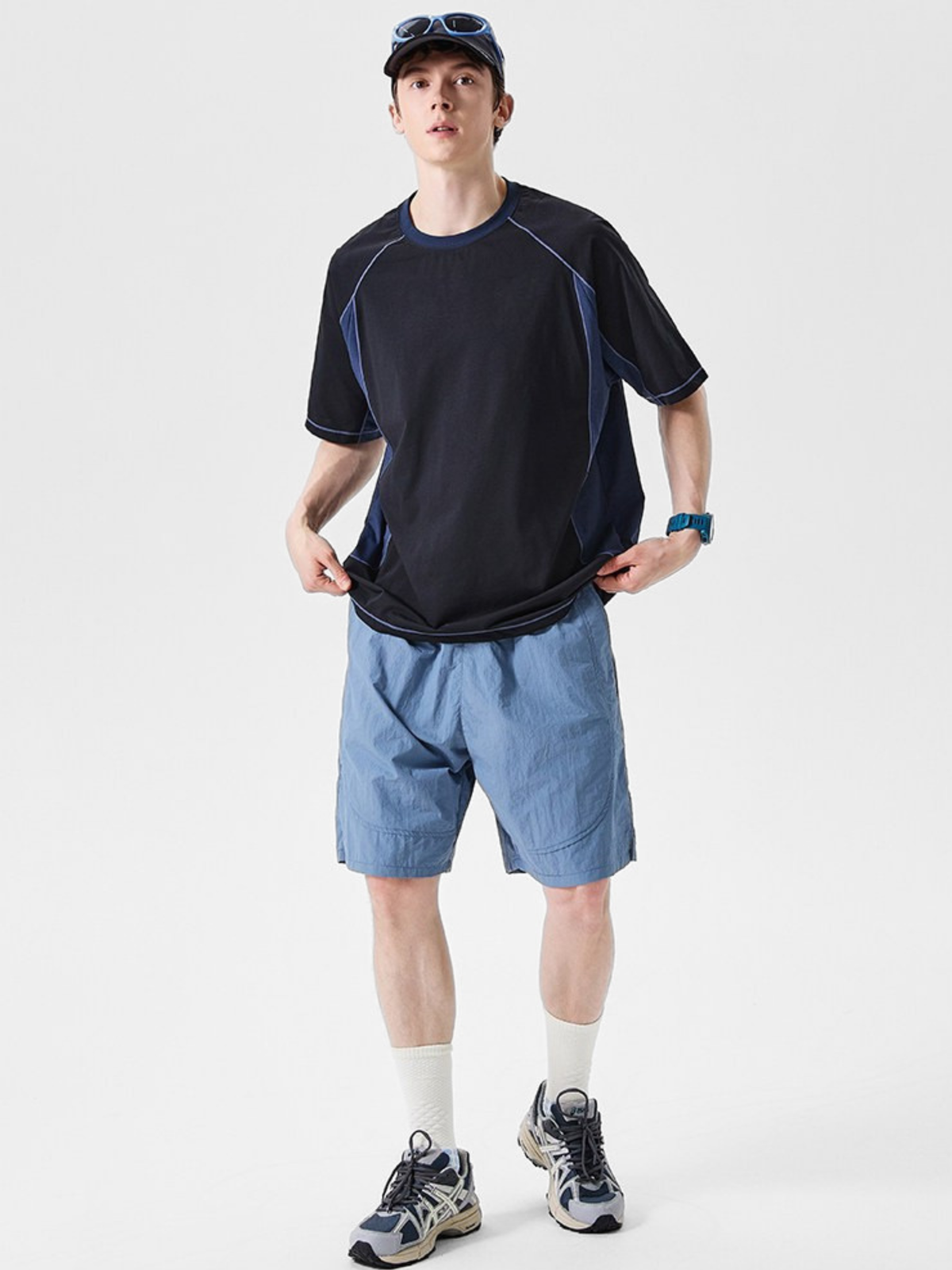 LightStep - Unisex Lightweight Quick-Dry Colorblock Performance T-Shirt