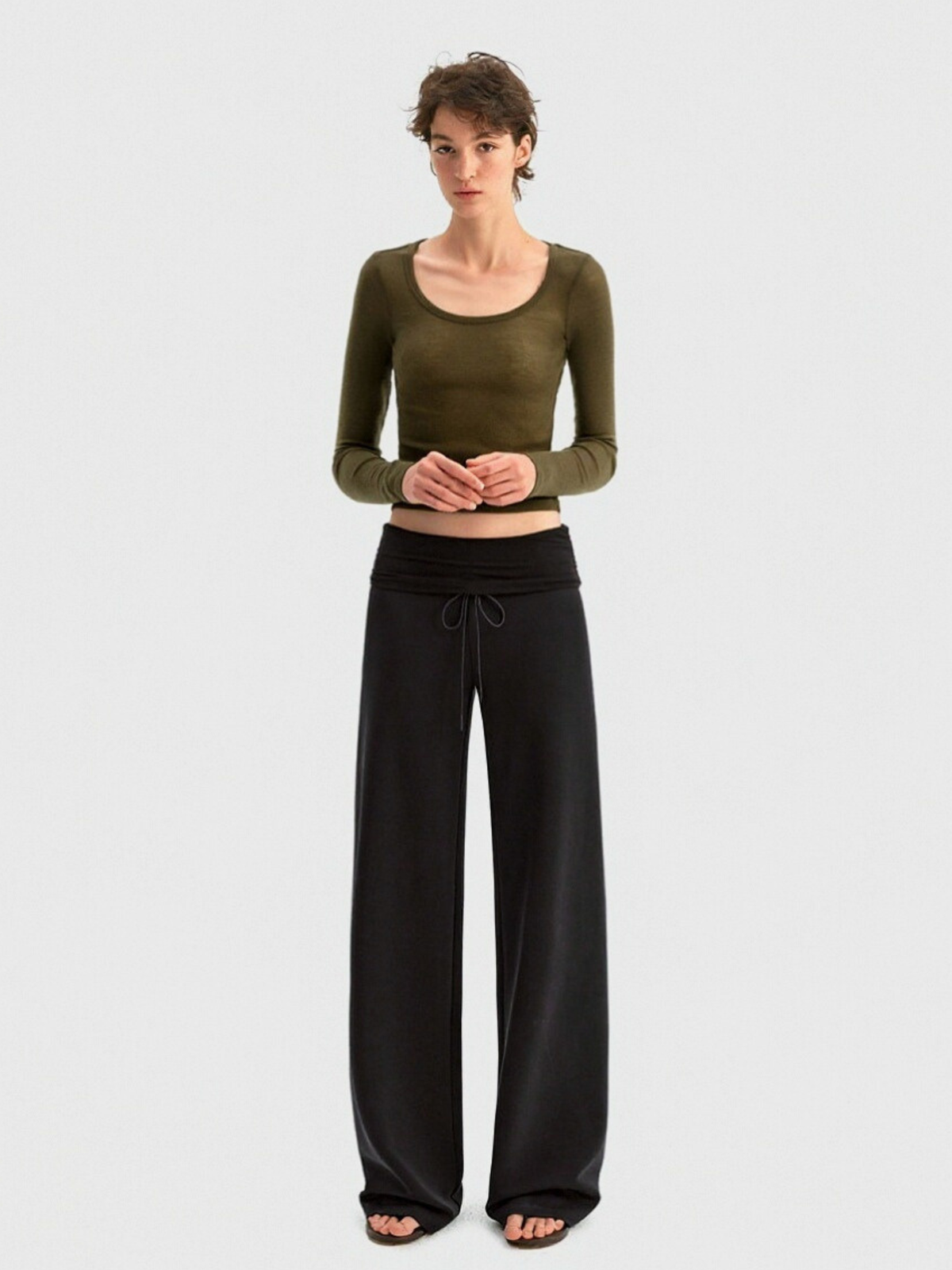 BareFeel - Women's Soft Stretch Draped Comfort Pants