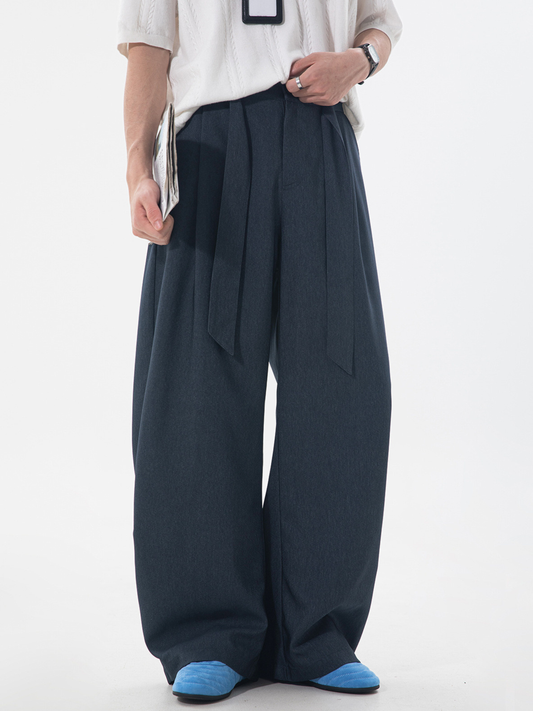 Slowtrail - Men's Faux Denim CleanFit Curved Pants