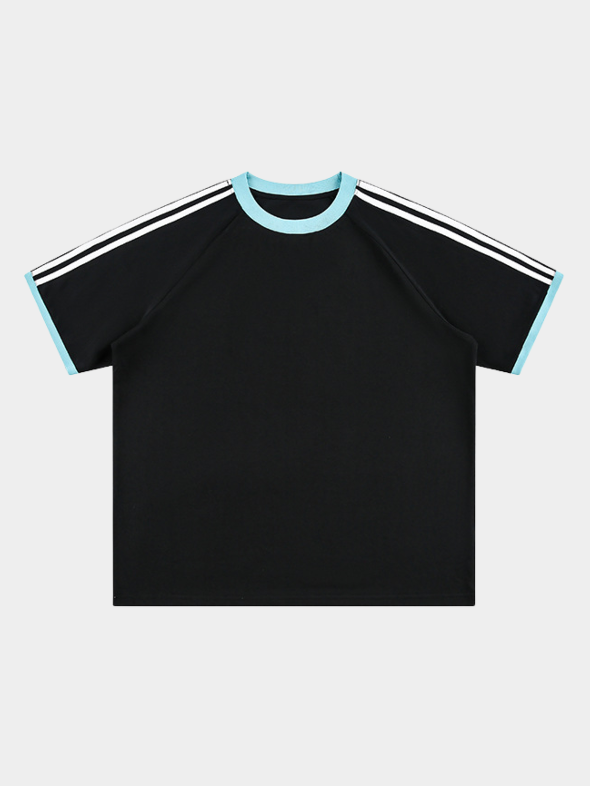 Dusttrail - Unisex Colorblock Cooling Striped Quick-Dry T-Shirt
