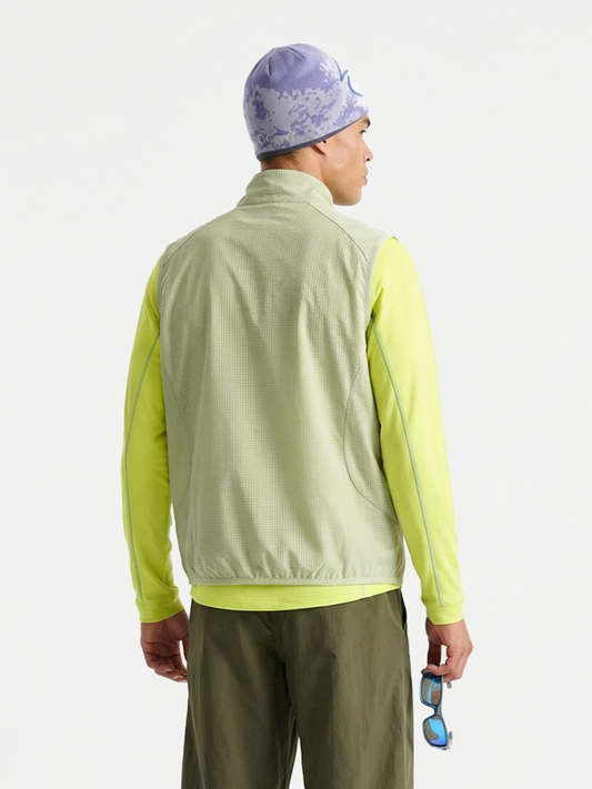 FoxCliff - Unisex Lightweight Perforated Mesh Breathable Zip Vest