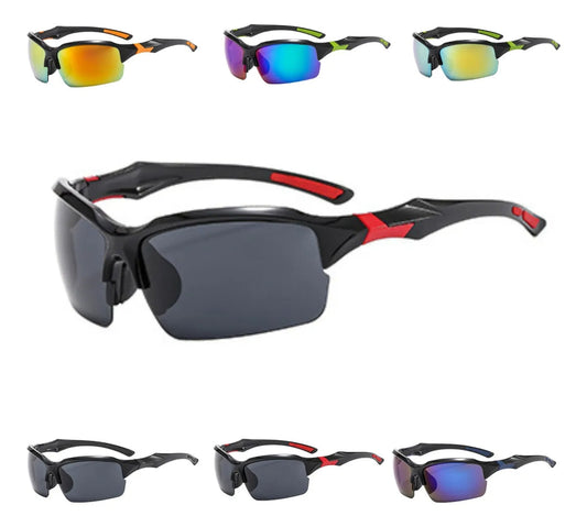 Velo-Pro "Wasp" | Aerodynamic Wrap-Around Polarized Sport Sunglasses