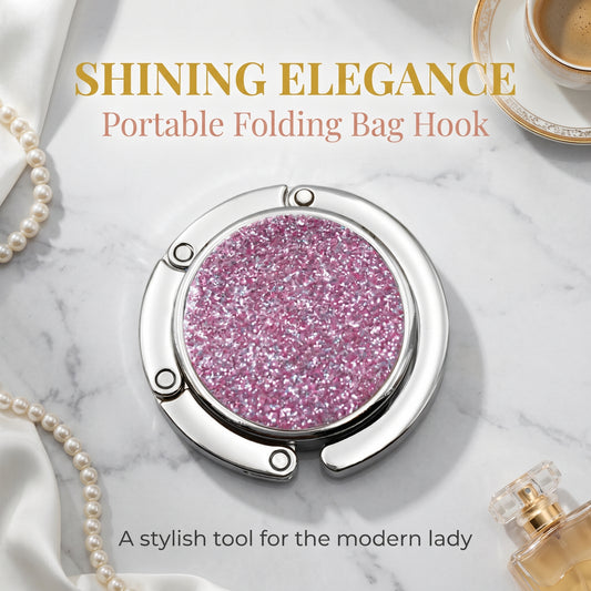 🔥Buy 2 Get 1 Free Luxury Portable Folding Bag Hook - Protect Your Bag with Elegance