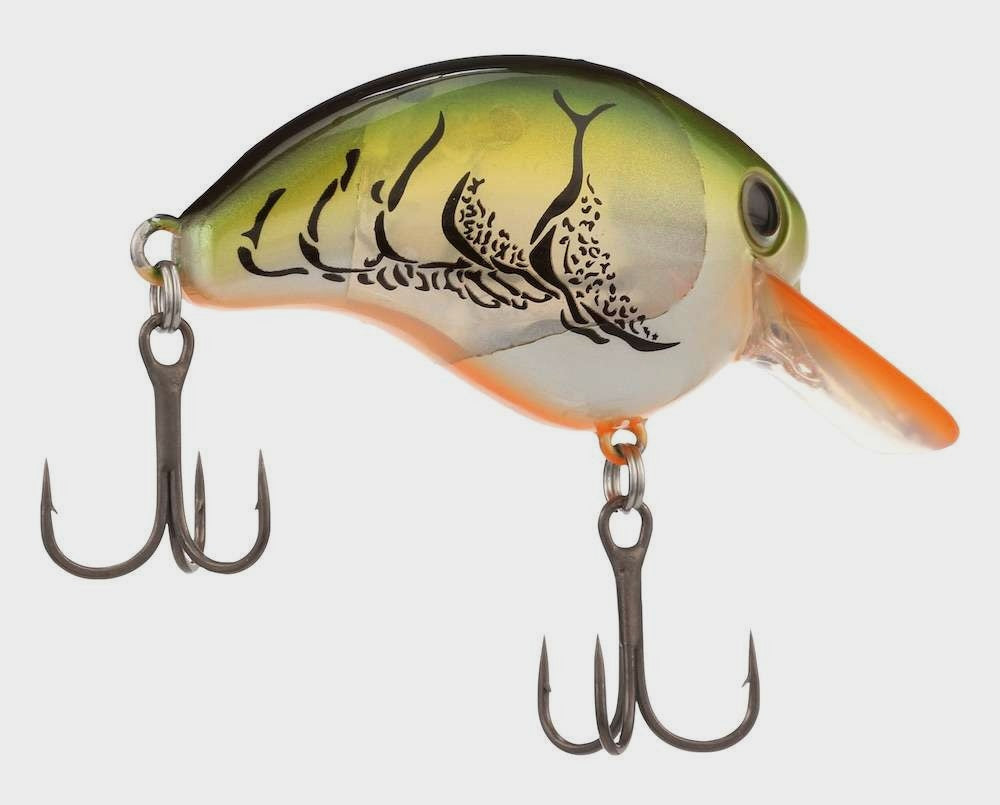 World Rush Square Bill Crankbait - Green Craw