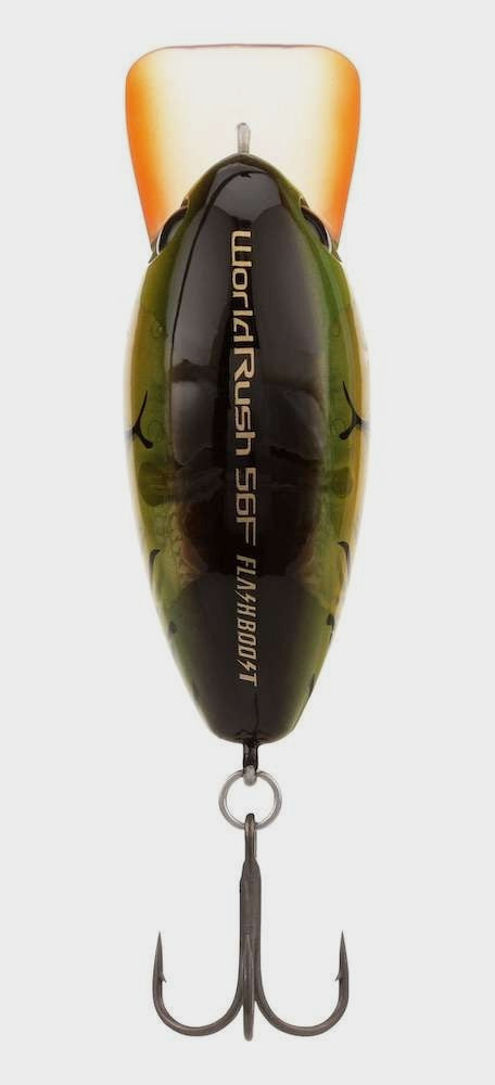 World Rush Square Bill Crankbait - Green Craw