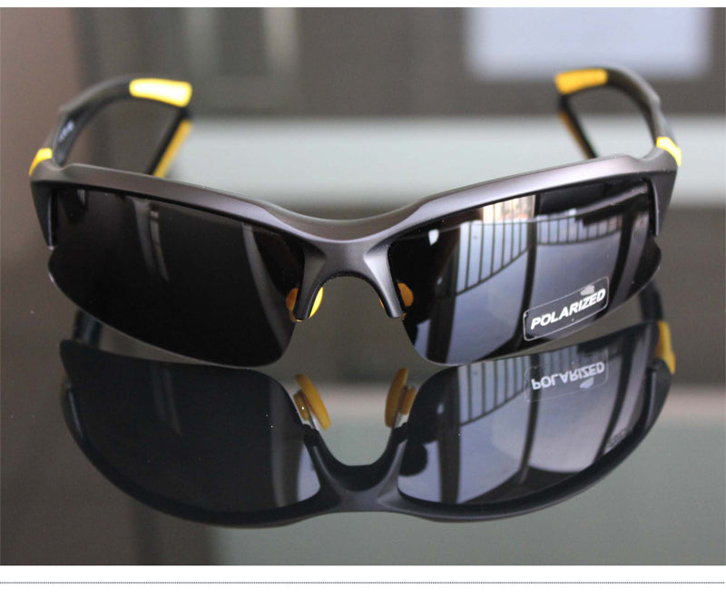 Velo-Pro "Wasp" | Aerodynamic Wrap-Around Polarized Sport Sunglasses