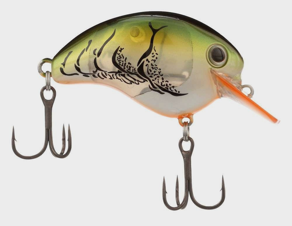 World Rush Square Bill Crankbait - Green Craw